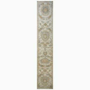 21st Century Persian Sultanabad 3x19 Ivory, Tan, & Blue Hall Runner — Tan | Ashly Fine Rugs Houston TX