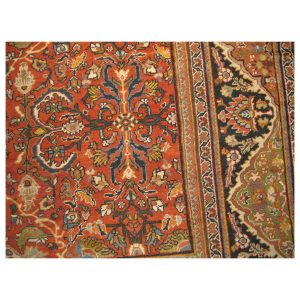 Antique Persian Sultanabad 10x12 Red Handmade Rug — Rust | Ashly Fine Rugs Houston TX