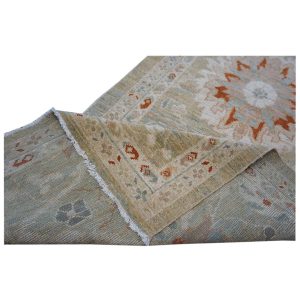 Sultanabad Master 3x12 Khaki, Slate, & Rust Hall Runner — Rust | Ashly Fine Rugs Houston TX