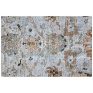 Persian Sultanabad 9x12 ivory tan brown grey handmade area rug houston texas