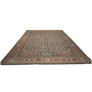 brown rust antique persian sultanabad 10x14 handmade area rug houston texas