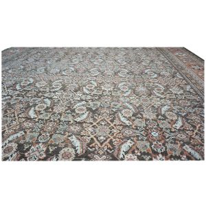 brown rust antique persian sultanabad 10x14 handmade area rug houston texas