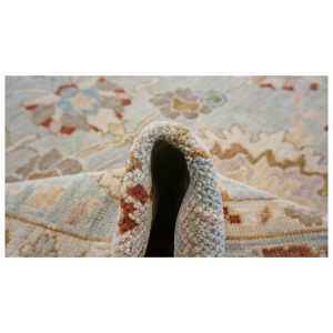 Sultanabad 9x12 Light Green Handmade Area Rug