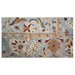 21st Century Sultanabad 9x13 Slate & Tan Handmade Area Rug — Tan | Ashly Fine Rugs Houston TX