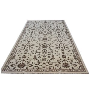Sultanabad Masters 6X10 Ivory and Brown Area Rug — Tan | Ashly Fine Rugs Houston TX