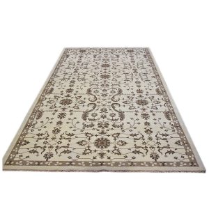 Sultanabad Masters 6X10 Ivory and Brown Area Rug — Tan | Ashly Fine Rugs Houston TX