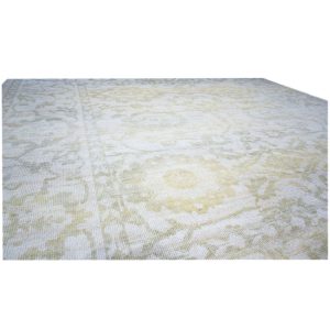 white ivory green persianan sultanabad 6x6 square handmade area rug houston texas