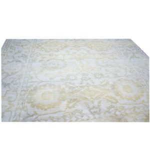 white ivory green persianan sultanabad 6x6 square handmade area rug houston texas
