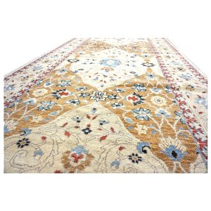 21st Century Sultanabad Tan and Ivory 5x18 Wool Hall Runner — Gallery ( long & narrow ) | Ashly Fine Rugs Houston TX