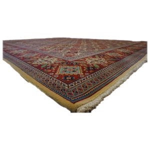 Vintage Persian Tabriz 10x13 Red Area Rug — Rust | Ashly Fine Rugs Houston TX