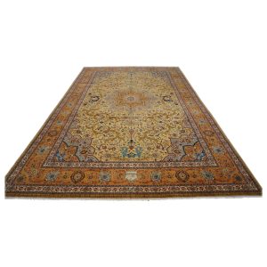Area Rugs: Persian Tabriz Pahlavi 11 x 16 Rust Rug — 11x16 | Ashly Fine Rugs Houston TX