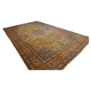 Area Rugs: Persian Tabriz Pahlavi 11 x 16 Rust Rug — 11x16 | Ashly Fine Rugs Houston TX