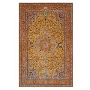 Area Rugs: Persian Tabriz Pahlavi 11 x 16 Rust Rug