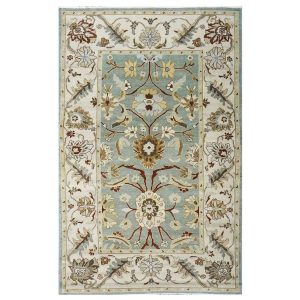 Sultanabad Masters 5x8 Slate & Ivory Handmade Area Rug — Slate | Ashly Fine Rugs Houston TX