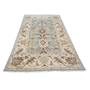 Sultanabad Masters 5x8 Slate & Ivory Handmade Area Rug — Slate | Ashly Fine Rugs Houston TX