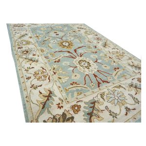 Sultanabad Masters 5x8 Slate & Ivory Handmade Area Rug — Slate | Ashly Fine Rugs Houston TX