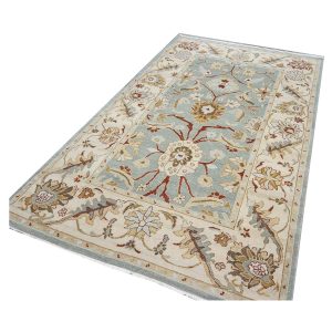 Sultanabad Masters 5x8 Slate & Ivory Handmade Area Rug — Slate | Ashly Fine Rugs Houston TX