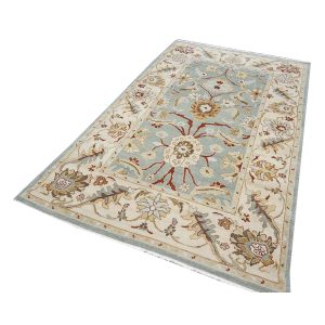Sultanabad Masters 5x8 Slate & Ivory Handmade Area Rug — Slate | Ashly Fine Rugs Houston TX