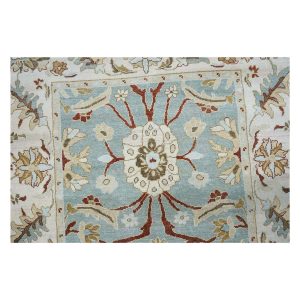 Sultanabad Masters 5x8 Slate & Ivory Handmade Area Rug — Slate | Ashly Fine Rugs Houston TX