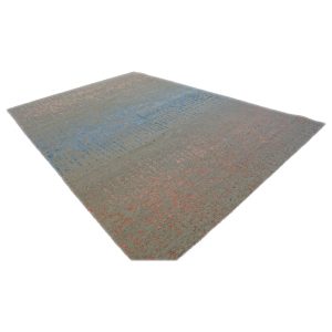 Nepalese Modern Wool & Silk 6X9 Grey Area Rug — Modern | Ashly Fine Rugs Houston TX