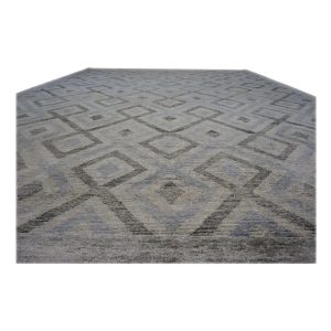 Nepalese Modern Wool & Silk 10X14 Grey Area Rug — Modern | Ashly Fine Rugs Houston TX