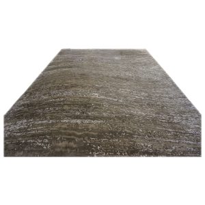 Indo Nepal Modern Wool & Silk 9X12 Grey Area Rug — Modern | Ashly Fine Rugs Houston TX