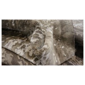 Indo Nepal Modern Wool & Silk 9X12 Grey Area Rug — Modern | Ashly Fine Rugs Houston TX