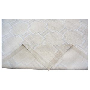 beige ivory grey modern silk 12x15 handmade area rug