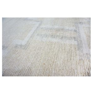 beige ivory grey modern silk 12x15 handmade area rug