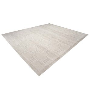 beige ivory grey modern silk 12x15 handmade area rug