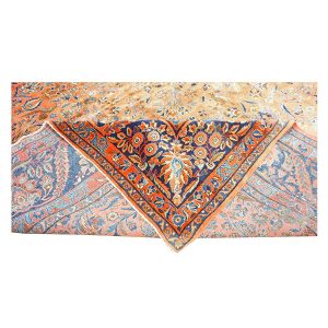 Antique Persian Manchester Kashan 10X17 Salmon Area Rug — 11x16 | Ashly Fine Rugs Houston TX