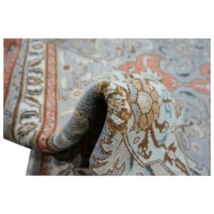 Antique Persian Tabriz 10X13 Grey & Orange Area Rug — Rust | Ashly Fine Rugs Houston TX
