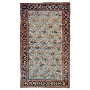 19th Century Large Antique Persian Malayer Handwoven 11x18 Handmade Area Rug