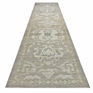 21st Century Sultanabad Gray & Ivory Wool 3x12 Transitional Hall Runner — ALL RUGS | Ashly Fine Rugs Houston TX