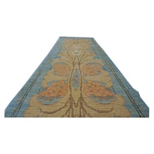 21st Century William Morris Donegal Carpet Light Blue and Tan Short Runner — Donegal | Ashly Fine Rugs Houston TX