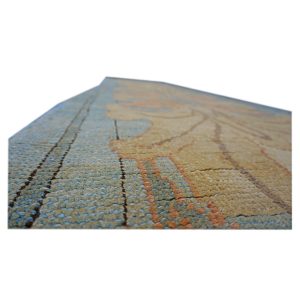 21st Century William Morris Donegal Carpet Light Blue and Tan Short Runner — Donegal | Ashly Fine Rugs Houston TX