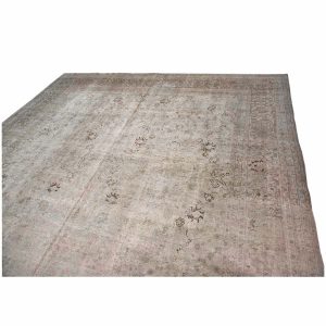 Antique Persian Tabriz 14x20 Grey Oversized Area Rug — Tan | Ashly Fine Rugs Houston TX