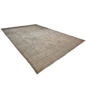 Antique Persian Tabriz 14x20 Grey Oversized Area Rug — Tan | Ashly Fine Rugs Houston TX