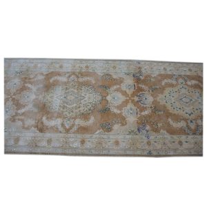Persian Tabriz 3x16 Tan, Brown, & Green Hall Runner Rug — Tan | Ashly Fine Rugs Houston TX