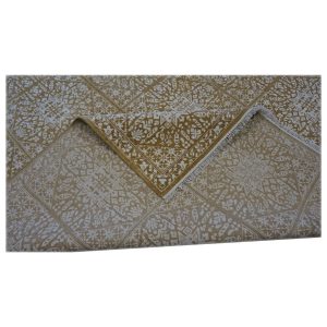 21st Century Modern Wool & Silk 9x18 White & Tan Handmade Area Rug — Gallery ( long & narrow ) | Ashly Fine Rugs Houston TX
