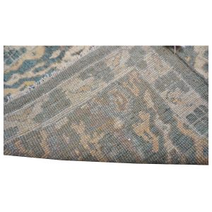 21st Century Sultanabad Master 3x14 Slate Blue, Ivory, & Tan Handmade Runner Rug — Slate | Ashly Fine Rugs Houston TX