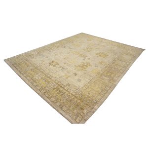 21st Century Turkish Oushak 10X13 Ivory, & Khaki Handmade Area Rug — ALL RUGS | Ashly Fine Rugs Houston TX