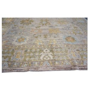 21st Century Turkish Oushak 10X13 Ivory, & Khaki Handmade Area Rug — ALL RUGS | Ashly Fine Rugs Houston TX