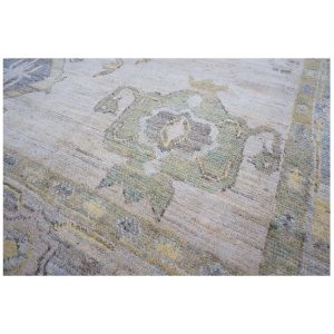 21st Century Turkish Oushak 9X13 Gold, Gray & Ivory Handmade Area Rug — ALL RUGS | Ashly Fine Rugs Houston TX