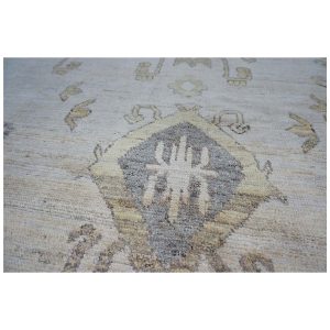 21st Century Turkish Oushak 9X13 Gold, Gray & Ivory Handmade Area Rug — ALL RUGS | Ashly Fine Rugs Houston TX