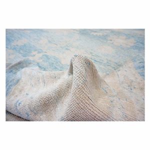 21st Century Turkish Oushak 13x15 Ivory & Slate Blue Handmade Area Rug — ALL RUGS | Ashly Fine Rugs Houston TX
